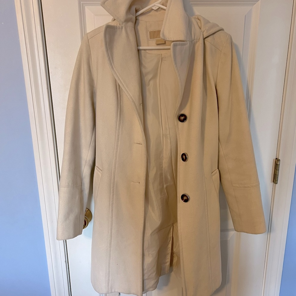 Michael Kors off white trench
